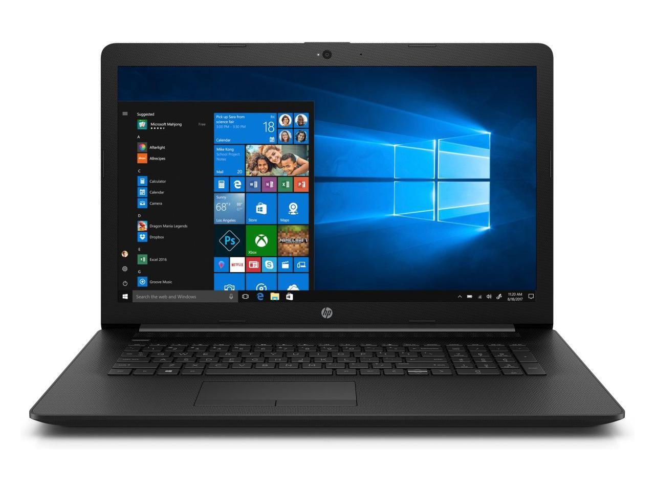 HP 17z-ca300 17.3" HD+ Notebook, AMD R5-4500U, 2.30GHz, 12GB RAM, 256GB SSD, W10H - 492W5U8#ABA (Certified Refurbished)
