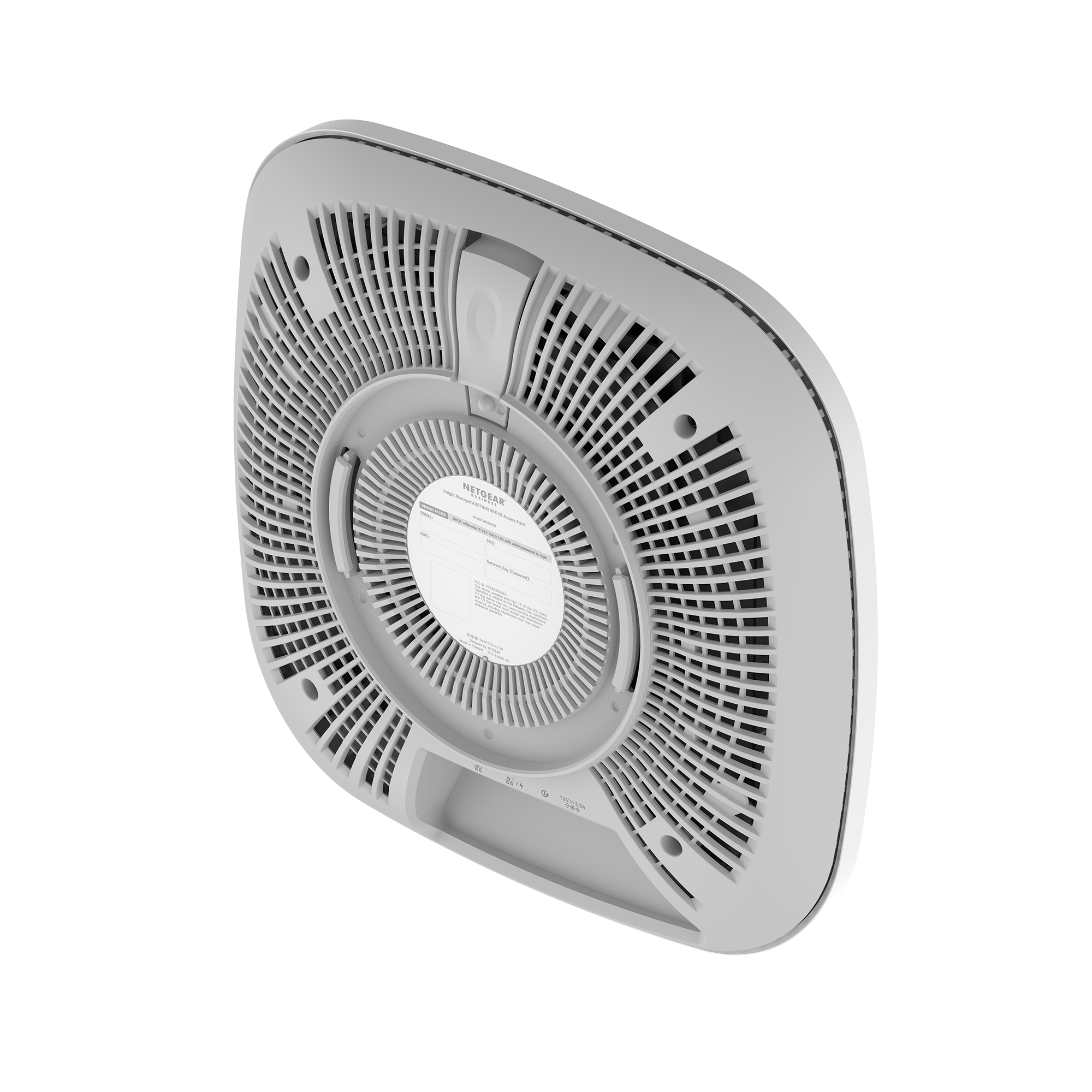 Netgear Insight Managed 6E AXE7800 Wireless Access Point, 2 x Ethernet Ports - WAX630E-100NAS