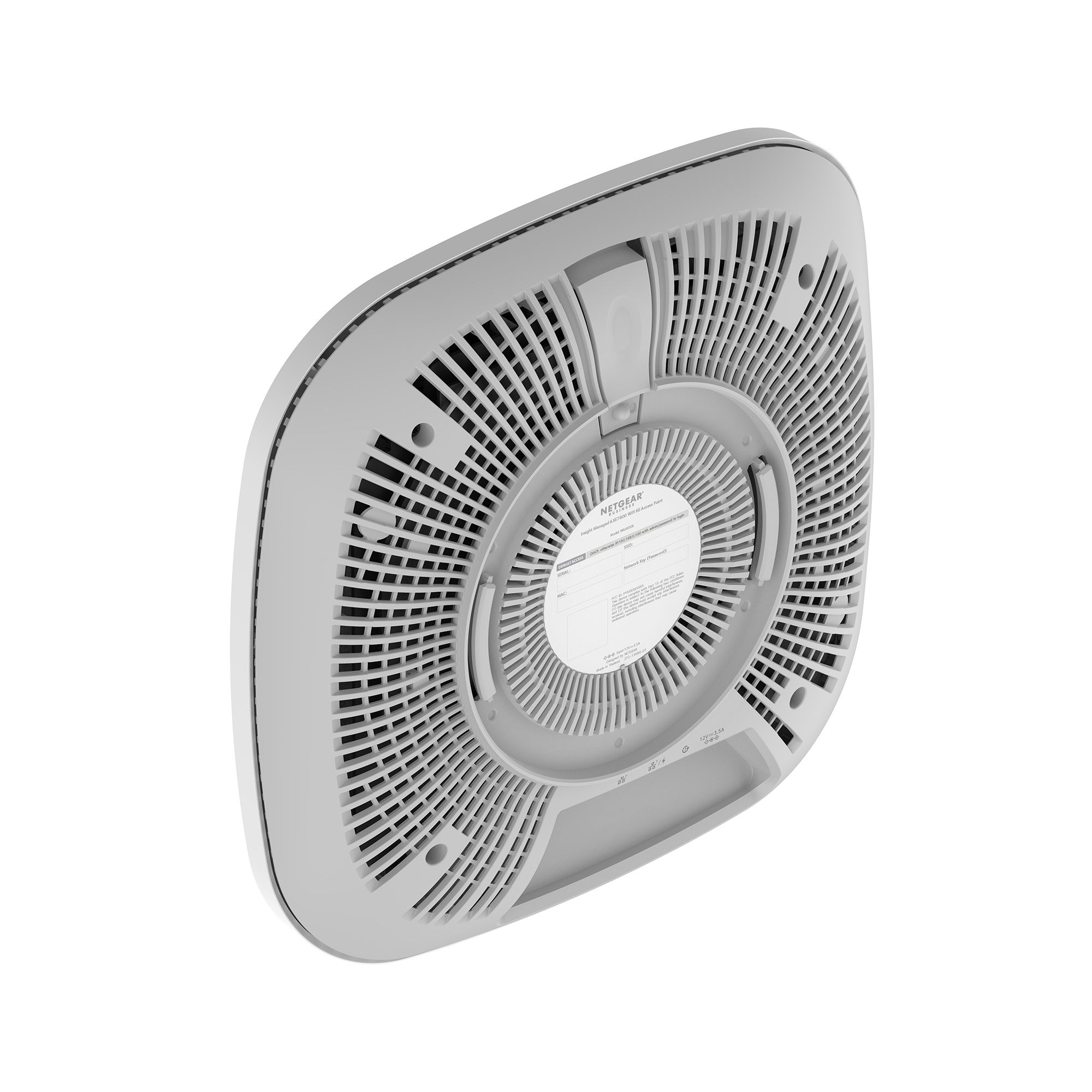 Netgear Insight Managed 6E AXE7800 Wireless Access Point, 2 x Ethernet Ports - WAX630E-100NAS