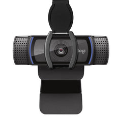 Logitech C920S Webcam, Full HD, 2.1 Megapixel, 30 fps, USB, Auto-focus, Microphone, Black- 960-001257