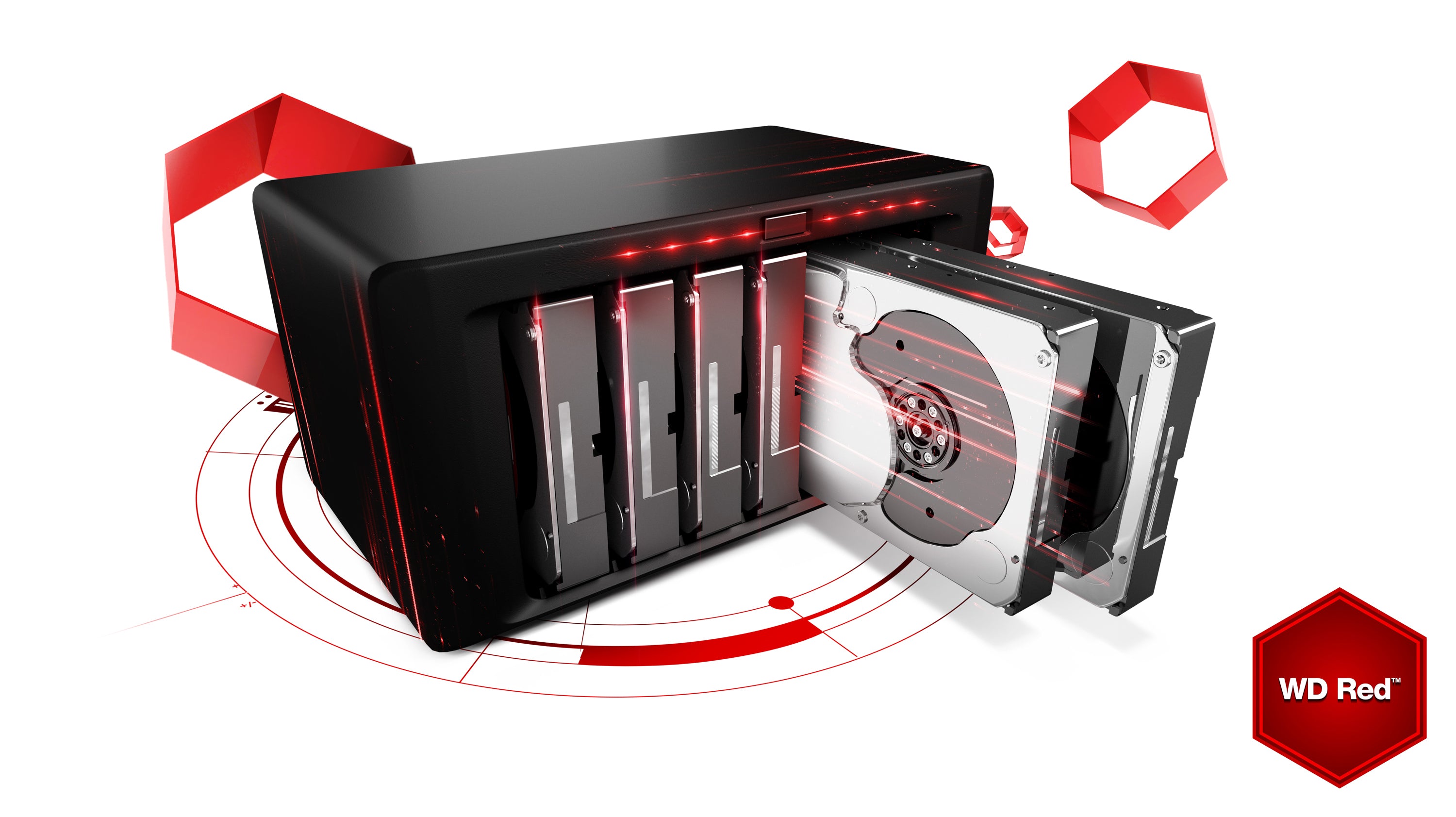 Western Digital Red WD40EFRX 4 TB 3.5" Internal Hard Drive - SATA
