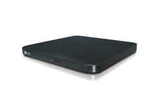 LG 8x External Ultra Slim Portable DVD Writer with M-DISC, USB, Black - SP80NB80