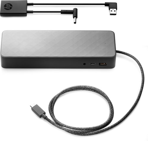 HP 4.5mm and USB Dock Adapter, USB Type-A & Type-A Ports - 2NA11UT