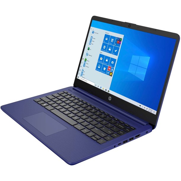 HP 14-dq0050nr 14" HD Notebook, Intel Celeron N4020, 1.10GHz, 4GB RAM, 64GB eMMC, Win10HS - 47X80UA#ABA