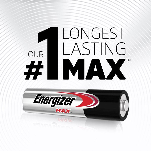 Energizer Max Alkaline AAA Batteries (10-Pack), 1.5 V - E92CP-10