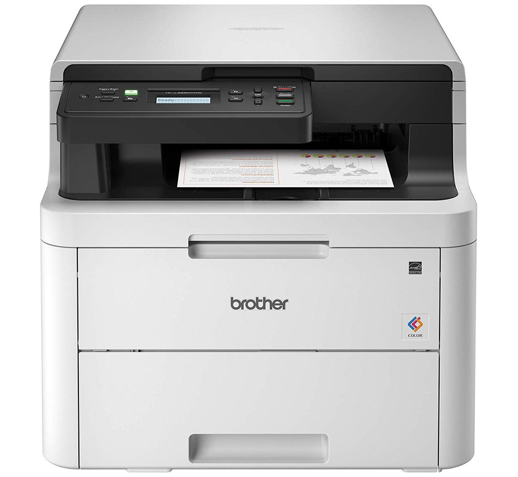 Brother HL-L3290CDW Compact Digital Color Printer, Convenient Flatbed Copy & Scan, 512MB Memory, Wireless Printing, Duplex Printing - HL-L3290CDW