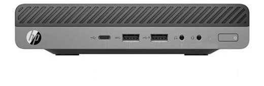 HP EliteDesk 800-G3 Mini Desktop PC, Intel i5-7500T, 2.70GHz, 8GB RAM, 256GB SSD, Windows 10 Pro 64Bit- 3MQ24US#ABA