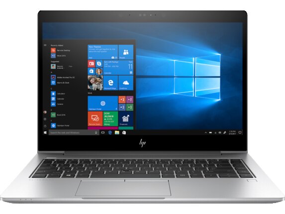 HP EliteBook 745-G5 14" FHD (Touchscreen) Business Notebook, AMD Ryzen 7-2700U, 2.20GHz, 8GB RAM, 256GB SSD, Windows 10Pro 64-Bit, Silver- 4TN70UT#ABA