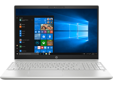 HP Pavilion 15-cw0000 15.6" HD (Touchscreen) Notebook, AMD Ryzen 3 2200U, 2.50 GHz, 12GB RAM, 1TB HDD, Windows 10 Home 64Bit, Mineral Silver- 6DH07U8#ABA