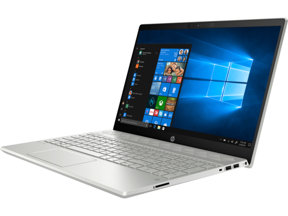 HP Pavilion 15-cw0000 15.6" HD (Touchscreen) Notebook, AMD Ryzen 3 2200U, 2.50 GHz, 12GB RAM, 1TB HDD, Windows 10 Home 64Bit, Mineral Silver- 6DH06U8#ABA