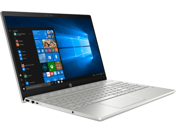 HP Pavilion 15-cw0000 15.6" HD (Touchscreen) Notebook, AMD Ryzen 3 2200U, 2.50 GHz, 12GB RAM, 1TB HDD, Windows 10 Home 64Bit, Mineral Silver- 6DH06U8#ABA