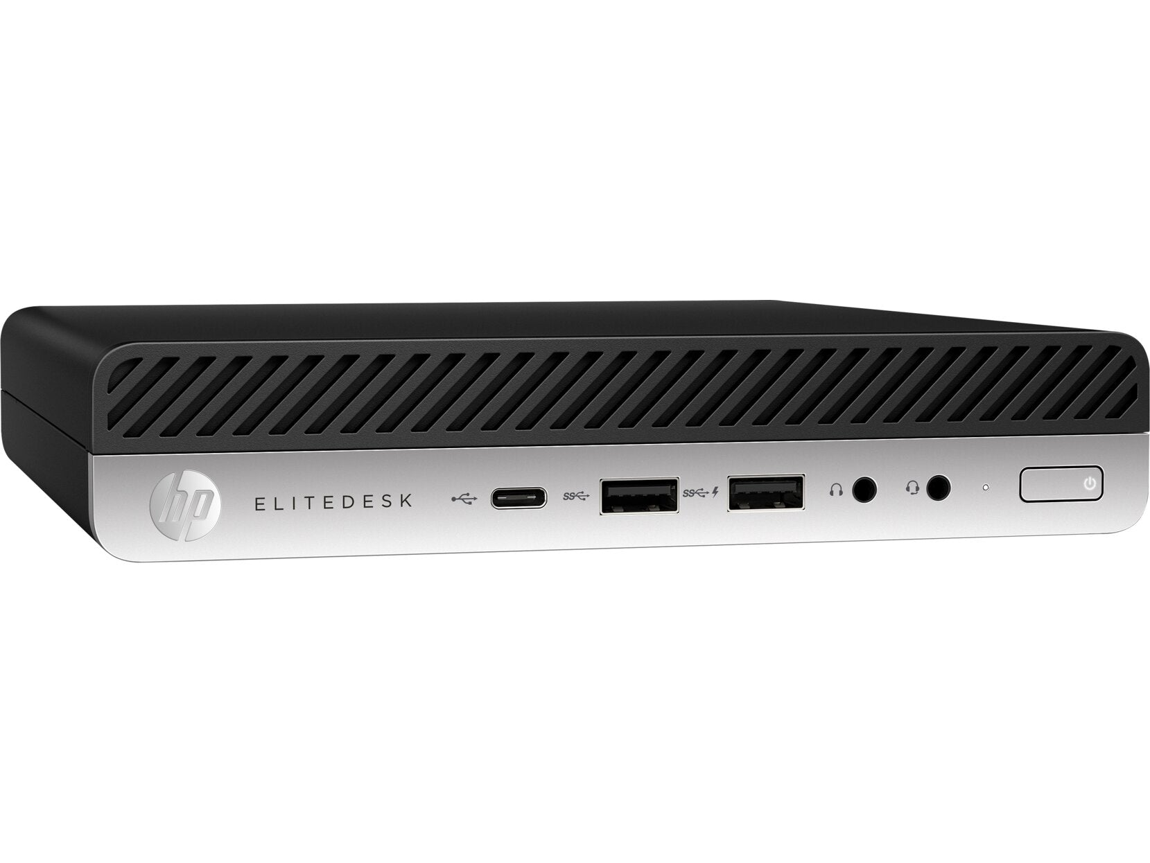HP EliteDesk 800-G4 Mini Desktop PC, Intel i5-8600, 3.10GHz, 8GB RAM, 256GB SSD, Win10P - 2B084UT#ABA