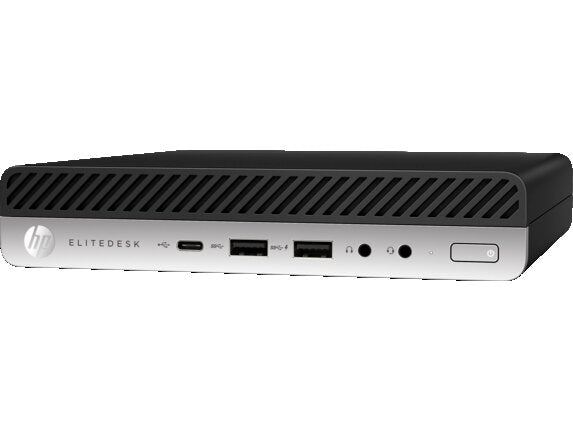 HP EliteDesk 705 G4 Desktop Mini PC,AMD R5-2400GE,3.20GHz,16GB RAM,128GB SSD,Win10P- 9WW46UW#ABA