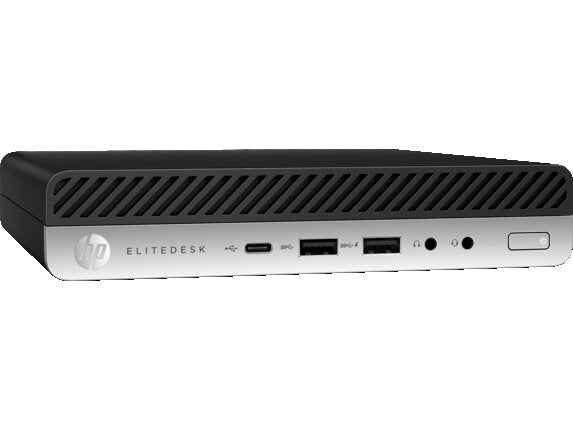 HP EliteDesk 705 G4 Mini Desktop, AMD R5-2400G, 3.60GHz, 8GB RAM, 256GB SSD, Win10P - J1-705G4MA02 (Refurbished)