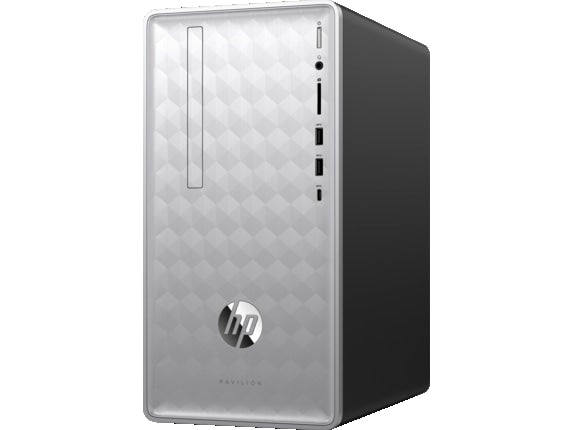 HP Pavilion 590-p0060 Mini Tower Desktop PC, AMD Ryzen 7-1700, 3.0GHz, 12GB RAM, 1TB HDD, Windows 10 Home 64-Bit - 3LA17AA#ABA