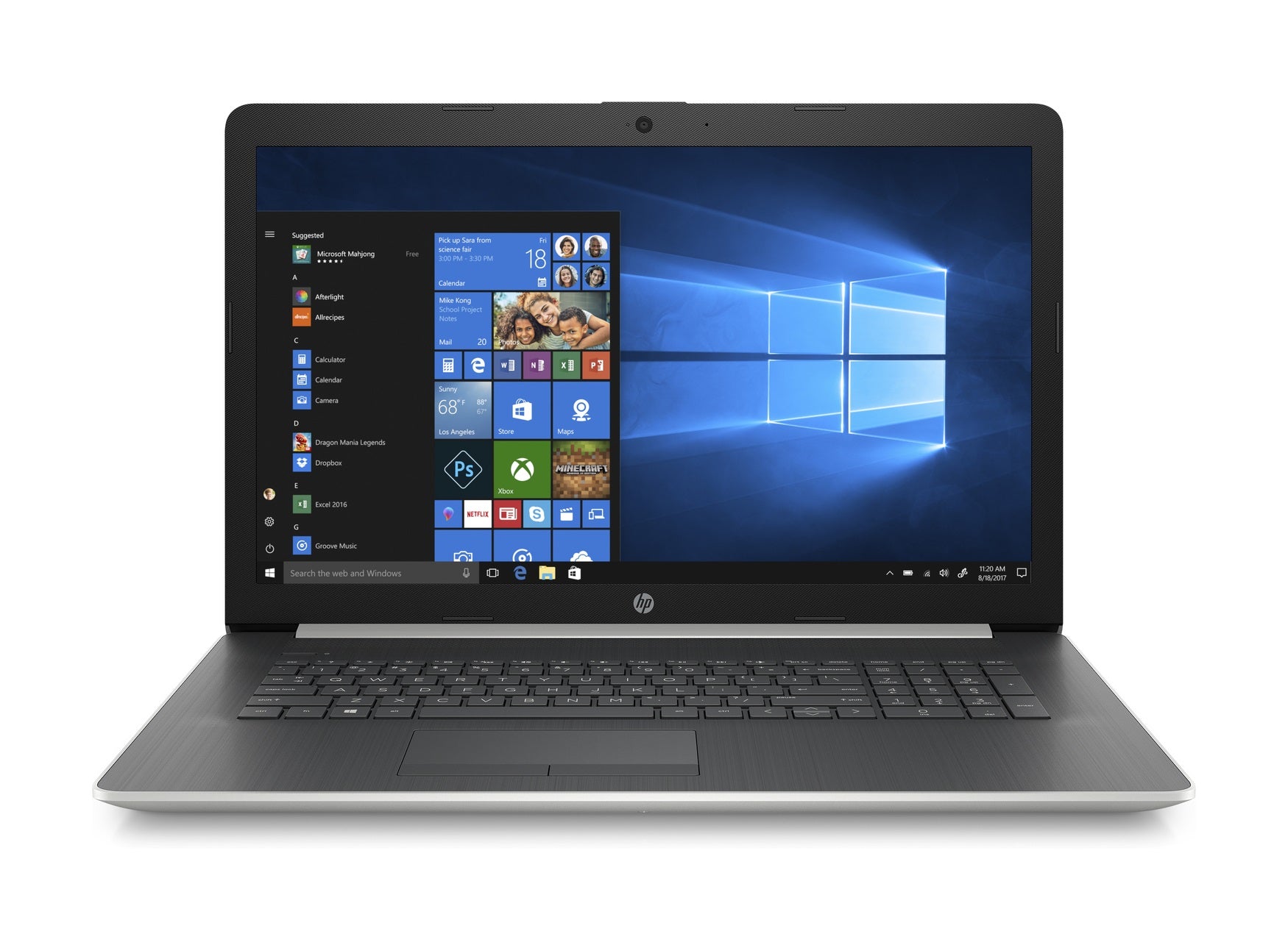 HP 470 G7 17.3" FHD (NonTouch) Notebook, Intel i5-10210U, 1.60GHz, 8GB RAM, 256GB SSD, Wind10P - 9NL37UT#ABA