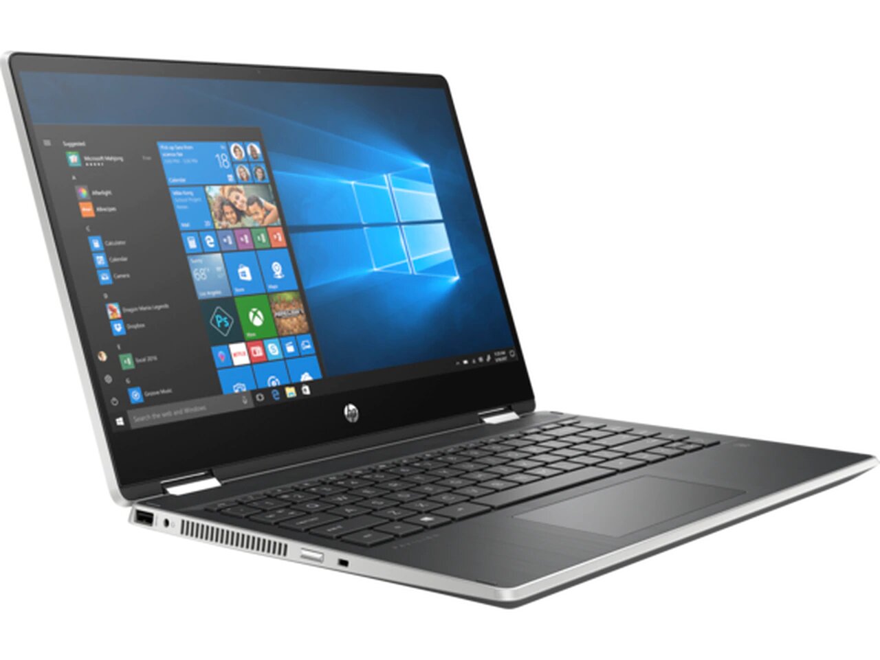 HP Pavilion X360 14t-dh200 14" HD Convertible Notebook,Intel i5-1035G1,1.0GHz,12GB RAM,256GB SSD,Win10H-344L1U8#ABA (Certified Refurbished)