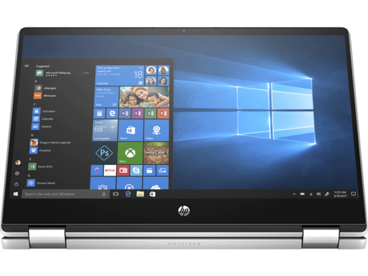 HP Pavilion X360 14t-dh200 14" HD Convertible Notebook,Intel i5-1035G1,1.0GHz,12GB RAM,1TB HDD,256GB SSD,Win10H-406C9U8#ABA (Certified Refurbished)