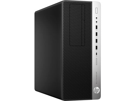 HP EliteDesk 800-G5 Tower Desktop PC, Intel i5-9500, 3.0GHz, 8GB RAM, 256GB SSD, Win10P - 1G9Y2UW#ABA