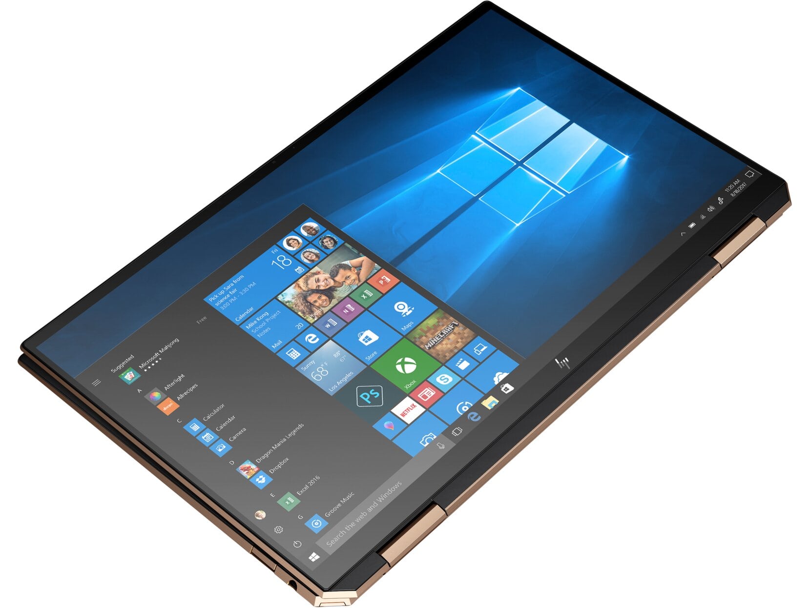 HP Spectre x360 13-aw2003dx 13.3" 4K UHD Convertible Notebook, Intel i5-1135G7, 2.40 GHz, 8GB RAM, 512GB SSD, Win10H - 1G5S4UA#ABA (Refurbished)