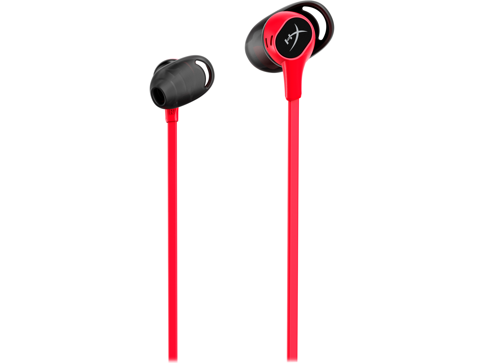 HP HyperX Cloud Buds Wireless Headphones, USB, Bluetooth, Black-Red - 4P5H7AA