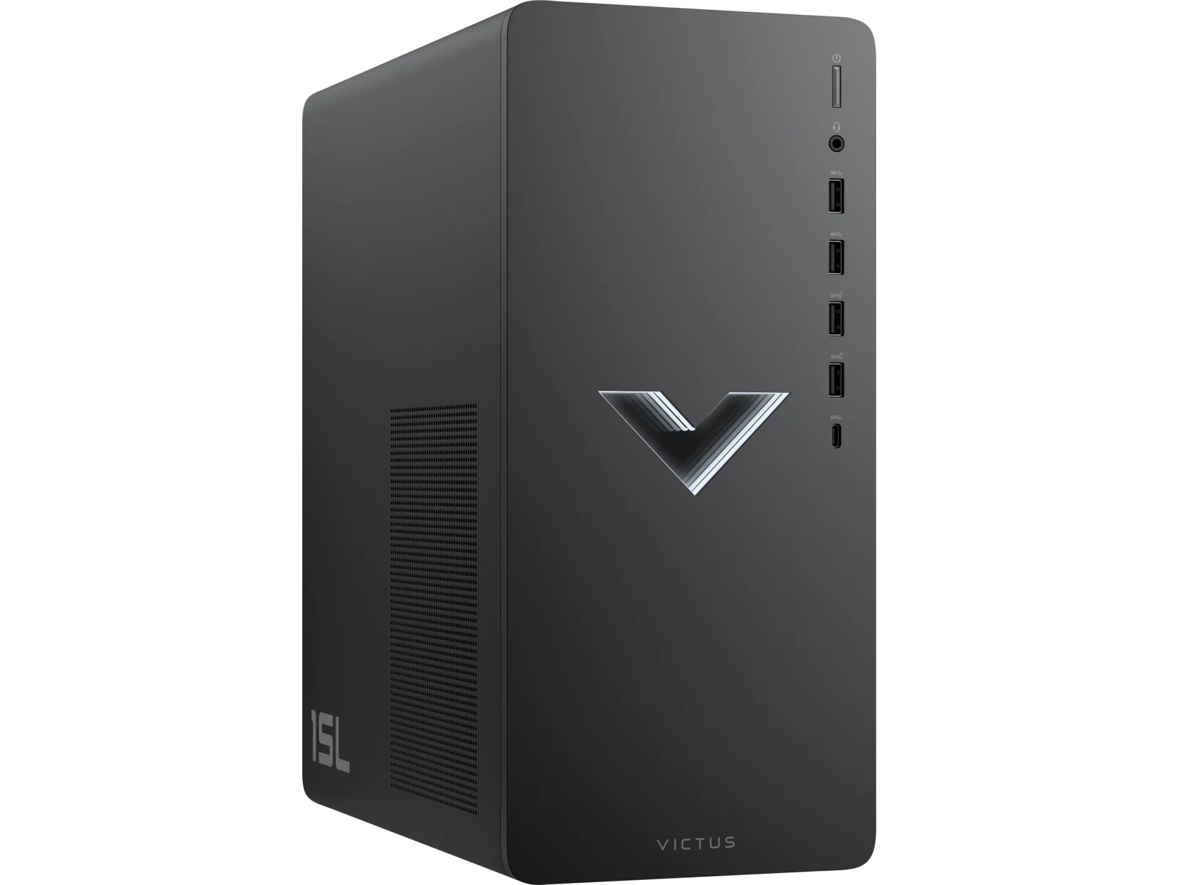 HP Victus TG02-0051 15L Tower Gaming Desktop, Intel i3-12100F, 3.30GHz, 8GB RAM, 512GB SSD, W11H - 575K1AA#ABA (Certified Refurbished)