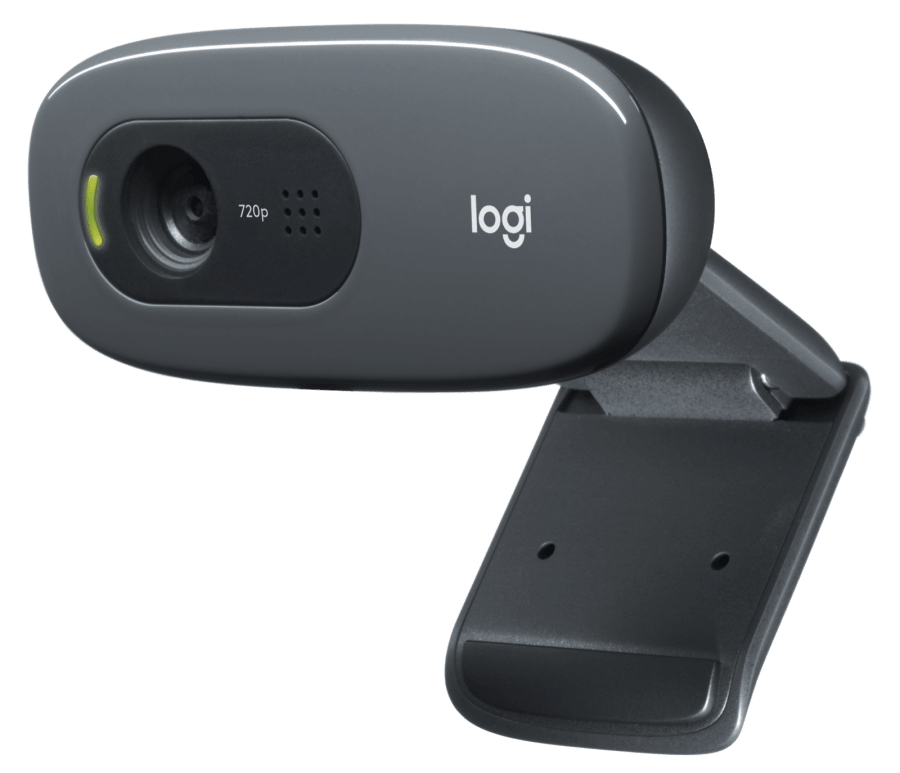 Logitech C270 HD Webcam, 30fps, 720p Widescreen Video Calling, USB, Microphone - 960-000694