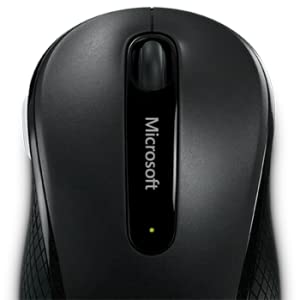 Microsoft Wireless Mobile Mouse 4000, 2.4GHz, 4 Buttons, Four-way Scrolling, Graphite - D5D-00001