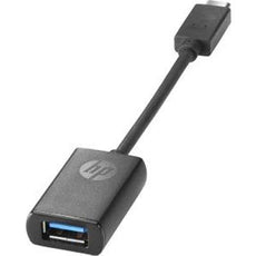 HP USB-C to USB 3.0 Adapter, Type-C/Type-A Connector, 5.5", Black - N2Z63UT