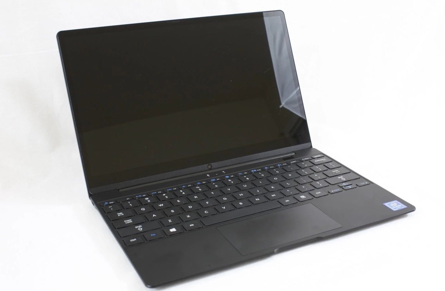 NuVision Encite Book 12 Plus 12.5" QHD Laptop, Intel Celeron N3350, 1.10Ghz, 4GB RAM, 64GB SSD, Windows 10 Home 64-Bit + Office 365 Personal 1-Year, Black - NEBP12-C464SBA-K