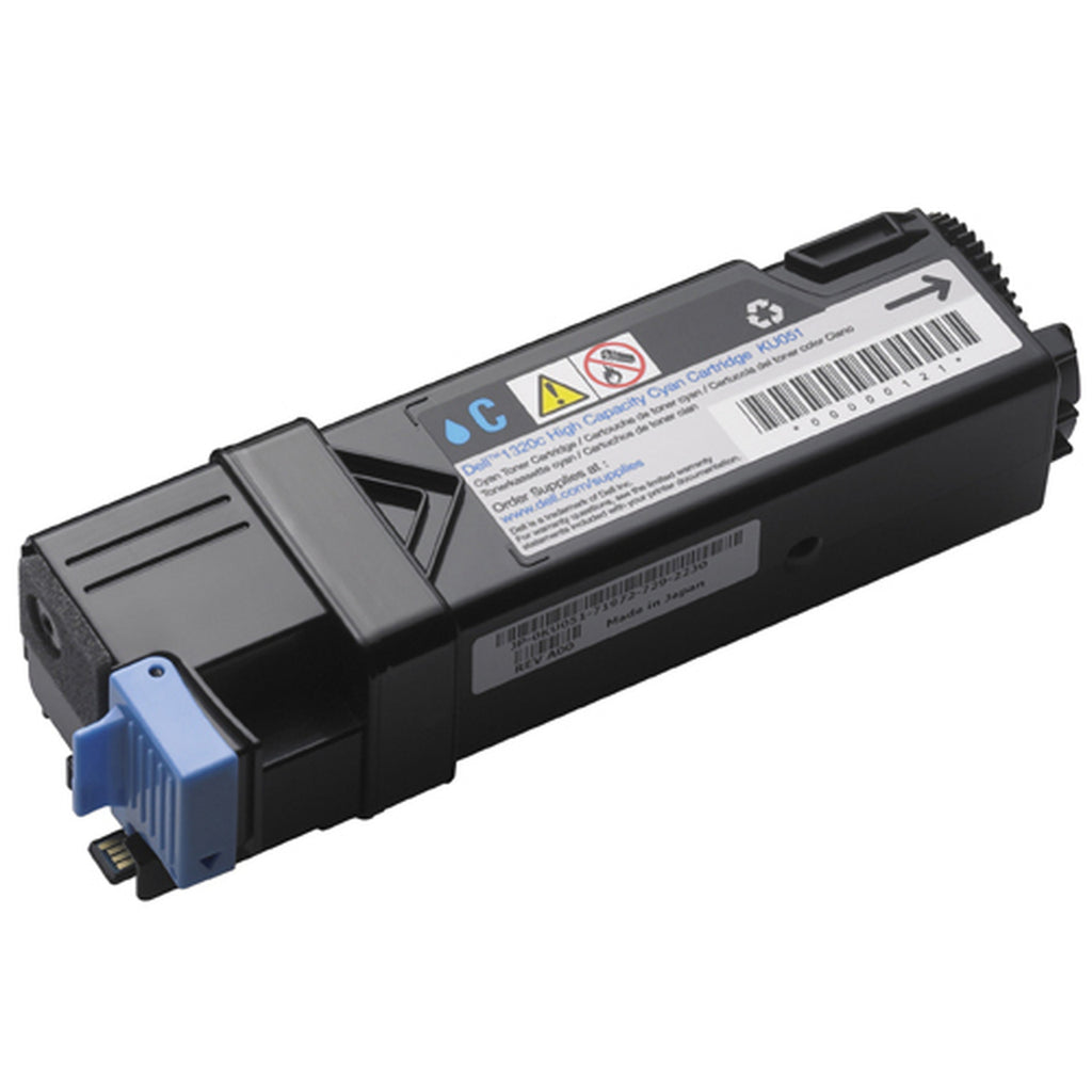 DELL 1320c/1320cn Cyan Toner Cartridge for Color Laser Printer, 2000 pages - KU051