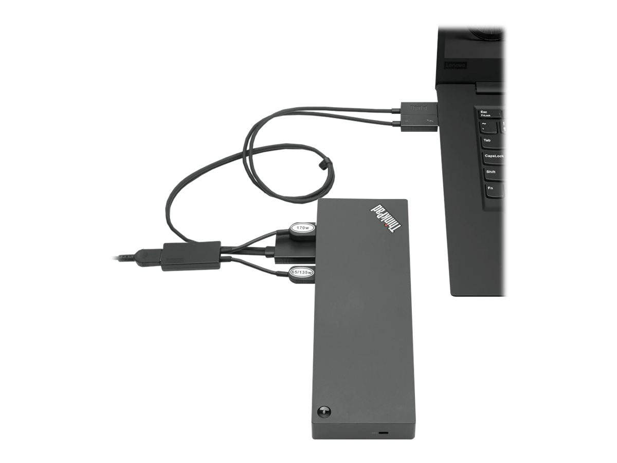 Lenovo Thinkpad Thunderbolt 3 Workstation Dock Gen 2, 230W, 6 USB, 2 DP, 2 HDMI - 40ANY230US