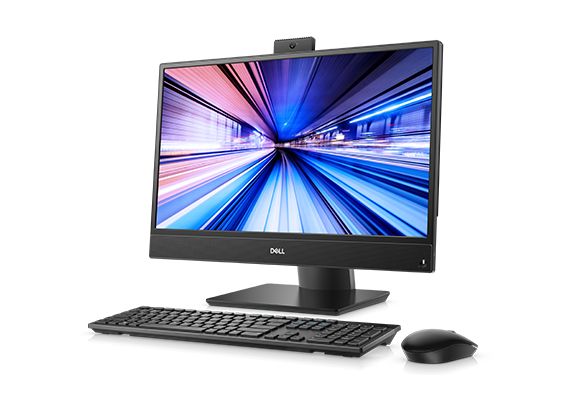 Dell OptiPlex 5270 21.5" FHD All-in-One PC, Intel i5-9500, 3.0GHz, 8GB RAM, 500GB HDD, Win10P - KR7CF (Refurbished)