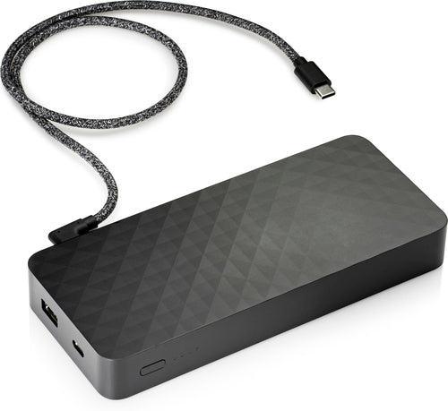 HP USB-C Notebook Power Bank, 20,100 mAh, USB Type-C & Type-A Ports - 2NA10UT