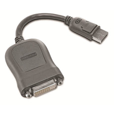 Lenovo DisplayPort to Single-Link DVI-D Monitor Adapter, 7.8" Display Cable - 45J7915