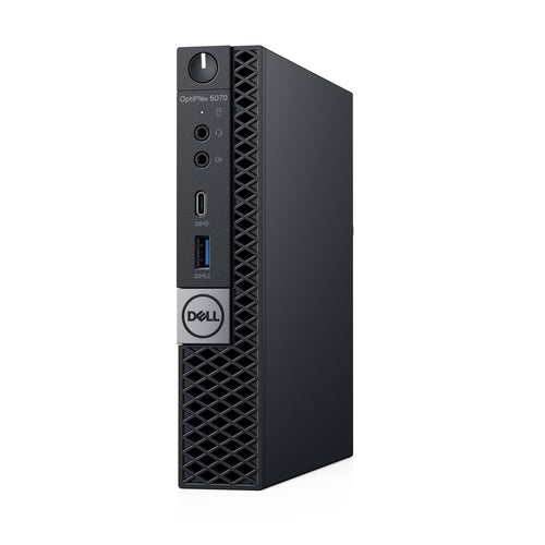 Dell OptiPlex 5070 Micro PC, Intel i5-9500T, 2.20GHz, 8GB RAM, 500Gb HDD, Win10P - 6P8P6 (Refurbished)