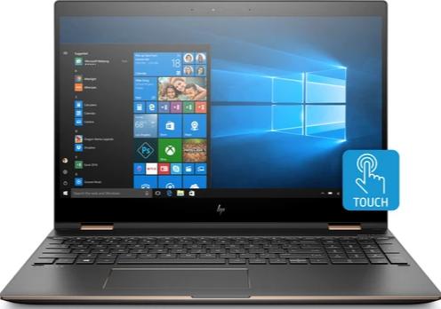 HP Spectre x360 15-ch011nr 15.6" 4K UHD Convertible Notebook, Intel i7-8550U, 16GB RAM, 512GB SSD, Win10H - 3MU06UA#ABA (Refurbished)
