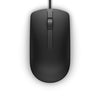 Dell MS116 Wired Optical Mouse, USB, 1000 dpi, Black - 30000639487751