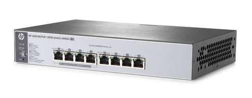 HPE 1820-8G PoE+ (65W) Switch, 4 x RJ-45 Ports, 4 x PoE+ (RJ-45) Ports - J9982A#ABA