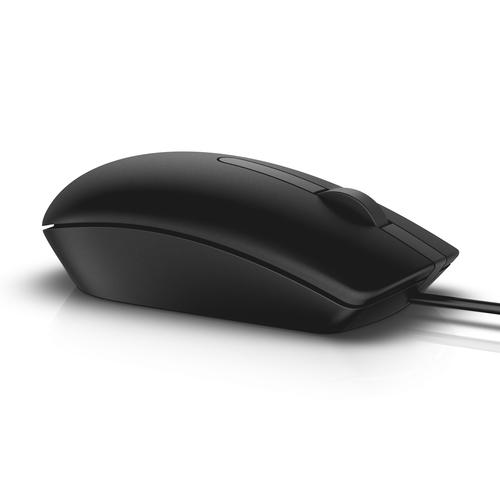 Dell MS116 Wired Optical Mouse, USB, 1000 dpi, Black - 30000639487751