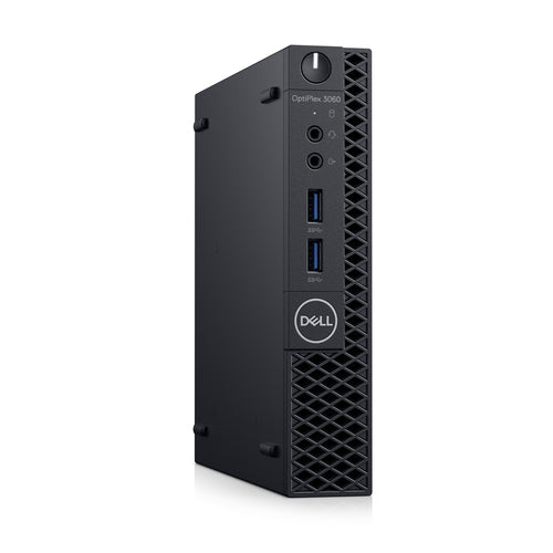 Dell OptiPlex 3060 Micro Desktop PC, Intel i3-8100T, 3.10GHz, 8GB RAM, 128GB SSD, Win10P - YN79T