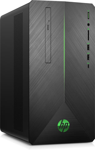 HP Pavilion 690-0019 MT Gaming PC, AMD Ryzen 5, 3.60GHz,8GB RAM, 2TB HDD+128GB SSD,Win 10 Home-3LB26AA#ABL