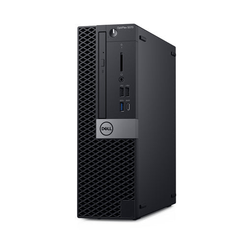 Dell OptiPlex 5070 SFF Desktop, Intel i5-9500, 3.0GHz, 16GB RAM, 512GB SSD, Win11P - 203DE5070i5G9ESREF (Refurbished)