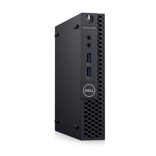 Dell OptiPlex 3060 Micro Desktop PC, Intel i5-8500T, 2.10GHz, 16GB RAM, 256GB SSD, Win11P - 203DE3060i5G8DTREF (Refurbished)