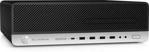 HP EliteDesk 800-G3 SFF Desktop, Intel i5-7500, 3.40GHz, 8GB RAM, 256GB SSD, Win10P - JOY1-800G3SFF-A01 (Refurbished)