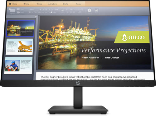 HP P224 21.5" FHD LED LCD Monitor, 16:9, 5MS, 10M:1-Contrast - 5QG34A8#ABA