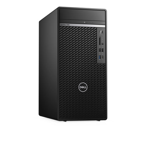Dell OptiPlex 7080 Mini Tower PC, Intel i7-10700, 2.90GHz, 16GB RAM, 512GB SSD, Win10P - J7N52