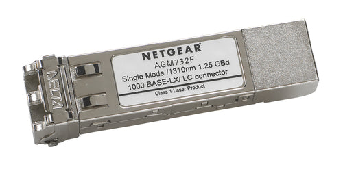 Netgear ProSafe AGM732F Fiber 1000BASE-LX SFP GBIC Transceiver Module, Connectivity Over 10Km, LC connector - AGM732F