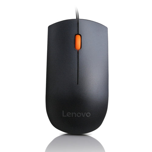 Lenovo 300 Wired USB Black Mouse, Optical, 1600 dpi, 3 Buttons - GX30M39704