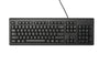 HP Classic Wired Keyboard, Multimedia Buttons, USB, Black - WZ972AA#ABA